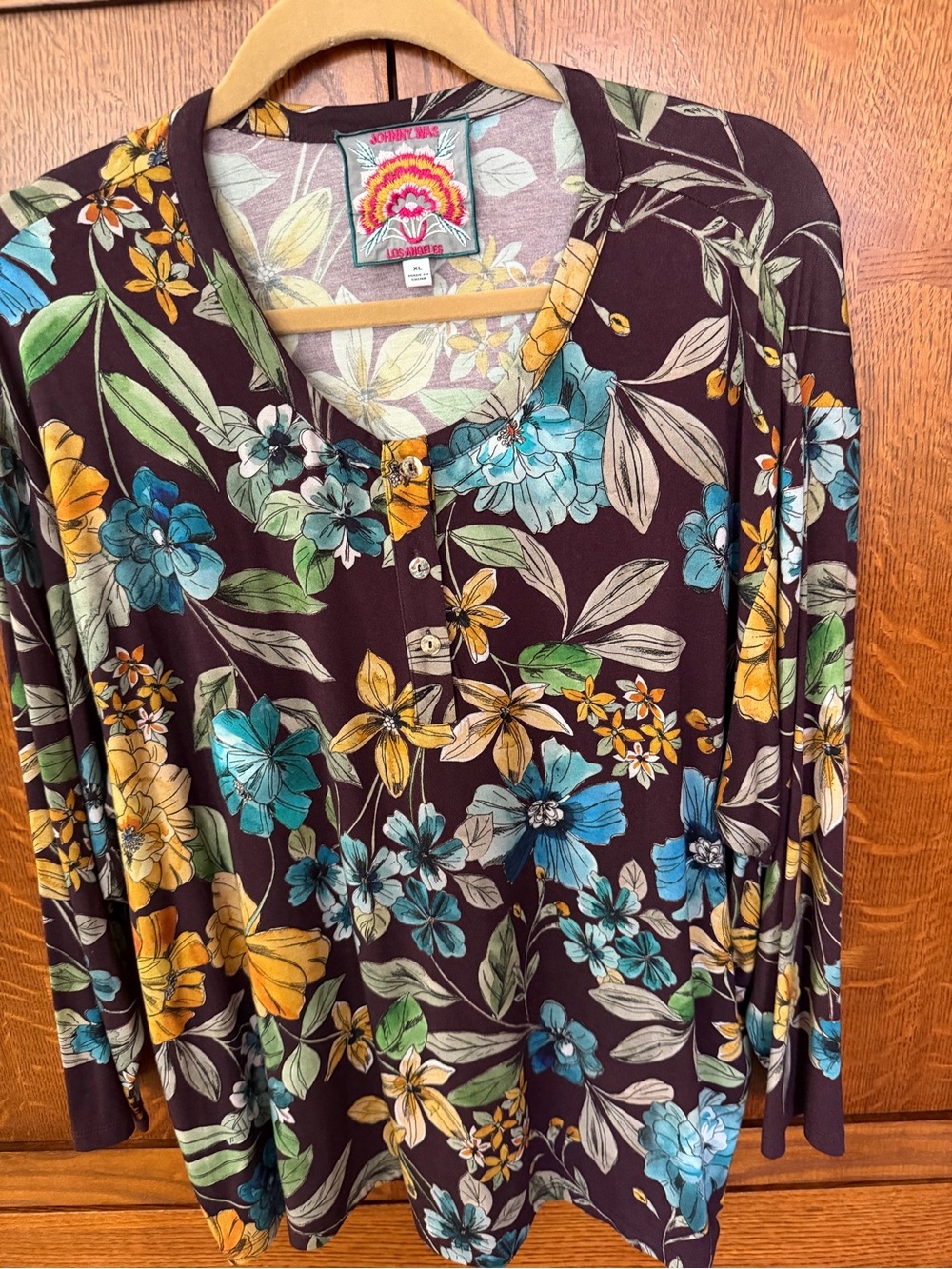 Johnny Was Women's Floral Top